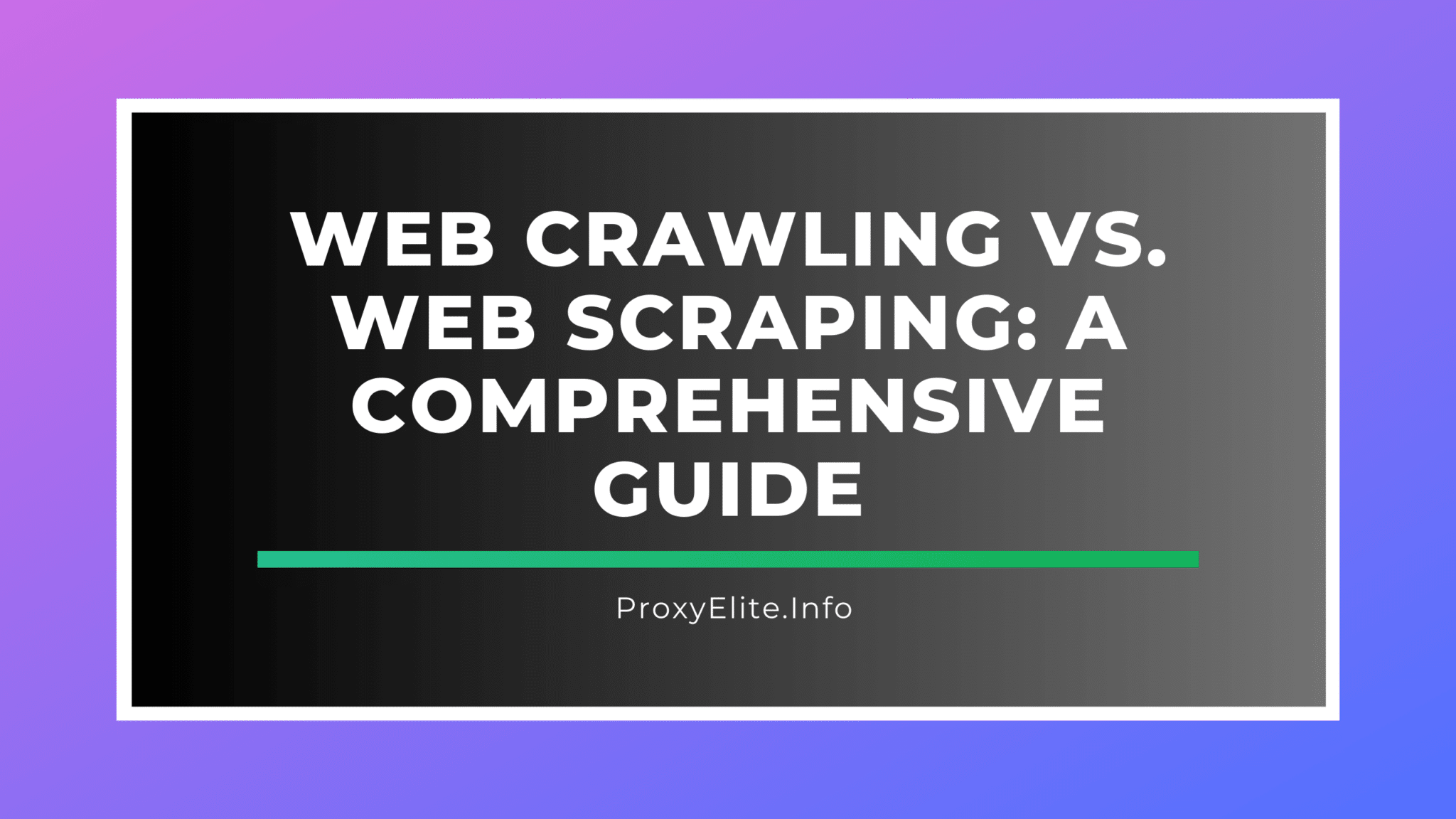 Rastreamento da Web versus Web Scraping: um guia abrangente