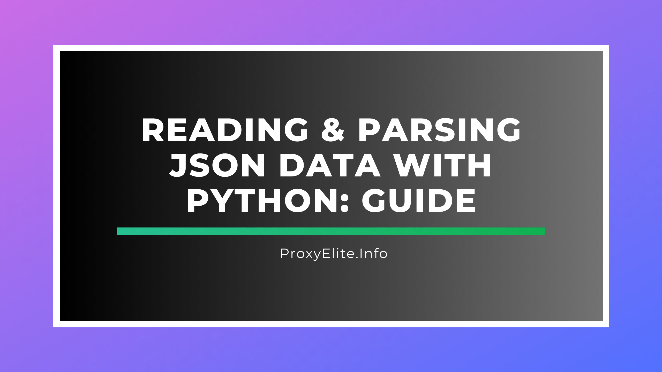 Lendo e analisando dados JSON com Python: guia