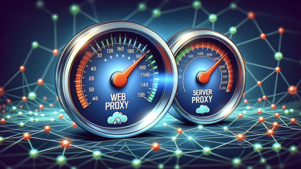 Proxy web frente a servidores proxy: una comparación de velocidades